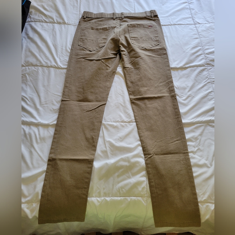 MENS | Plaid & Plain tan denim - Picture 2 of 4